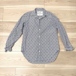 Frank & Eileen Women’s Barry Crinkle Heart Shirt Button Up Blouse